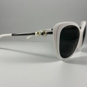 Chanel Acetate Pearl Butterfly White Sunglasses - 5338-H-A